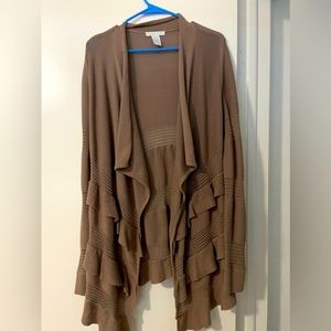 Long scalloped sweater